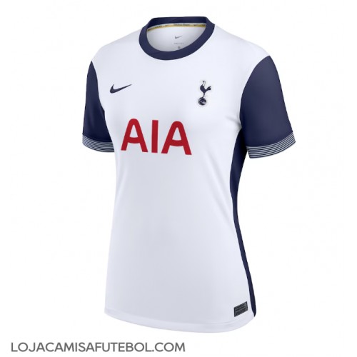 Camisa de Futebol Tottenham Hotspur Equipamento Principal Mulheres 2024-25 Manga Curta